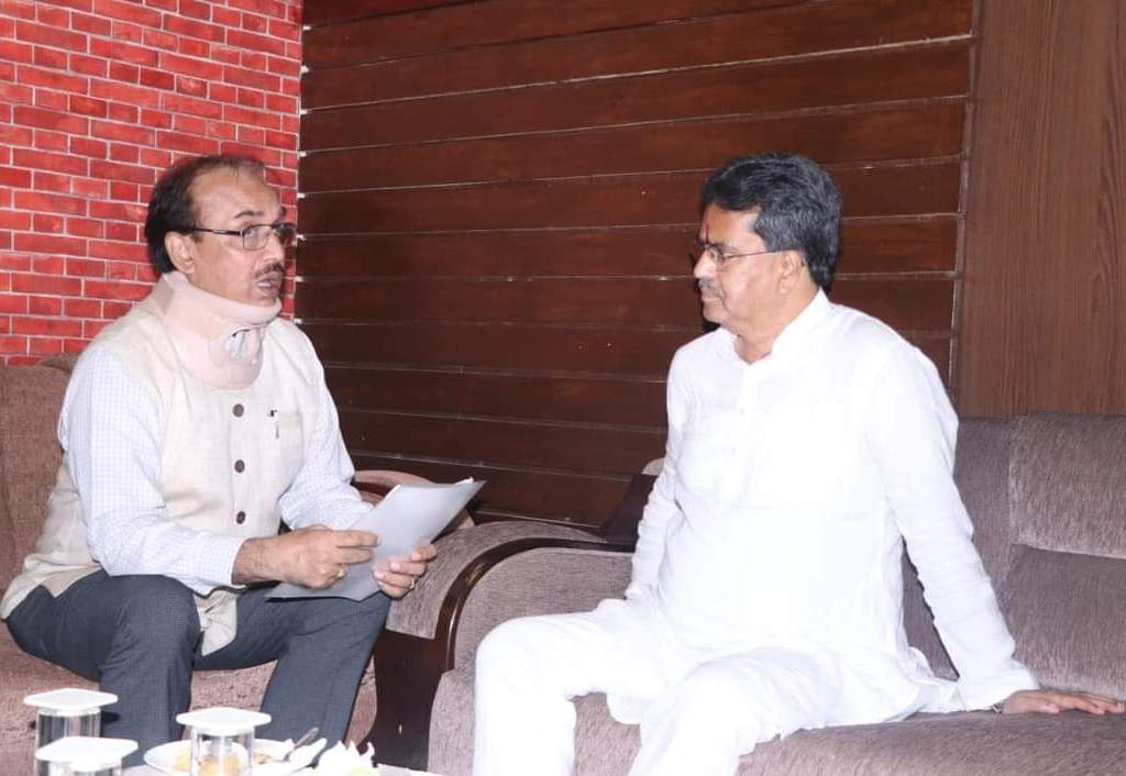 Chief Minister’s meeting with General Manager of North-East Frontier Railway at Agartala
