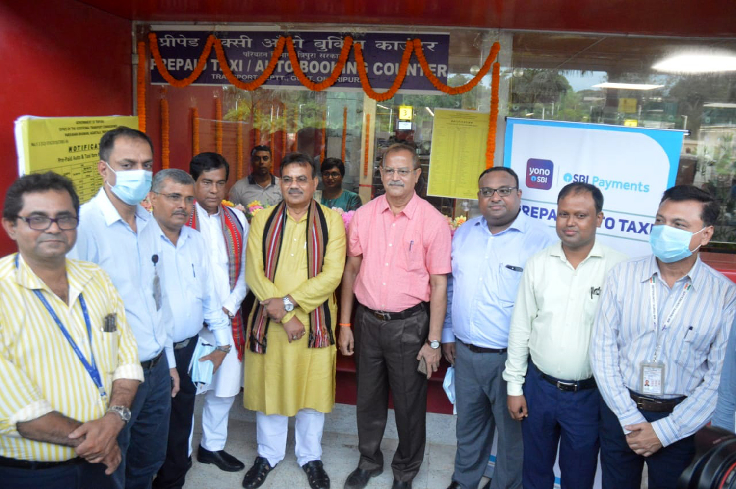 মহারাজা বীর বিক্রম বিমানবন্দরে প্রিপেইড অটোরিক্সা ও ট্যাক্সি পরিষেবার সুচনা