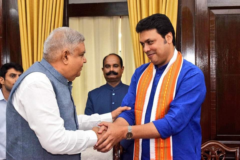 রাজ্যসভার সদস্য হিসেবে শপথ নিলেন বিপ্লব কুমার দেব