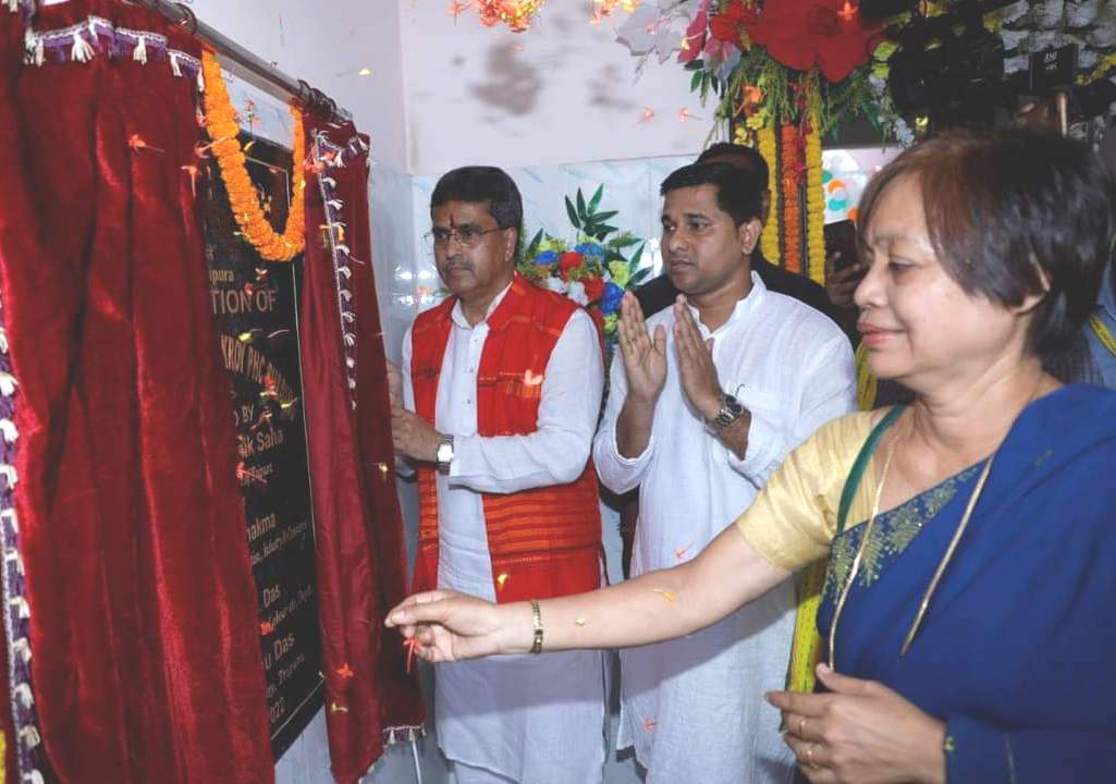 Chief Minister Dr. Manik Saha inaugurated the new building of Primary Hospital at Fatikray