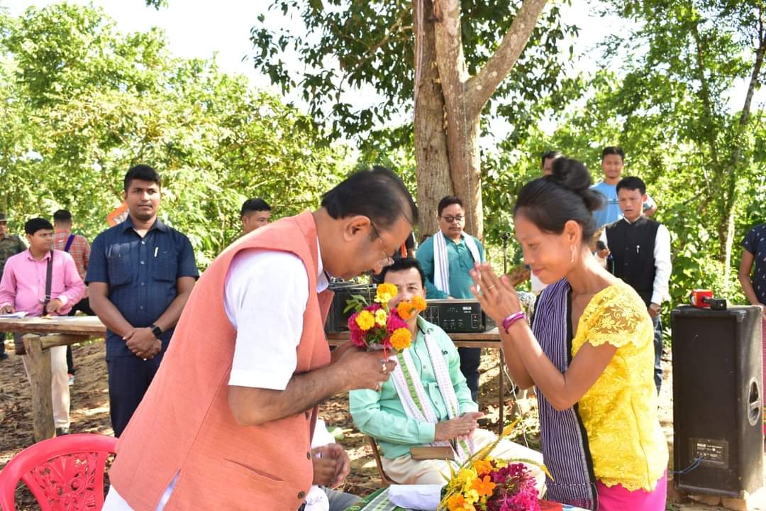 BJP state president Rajib Bhattacharya is among the Bru-refugees