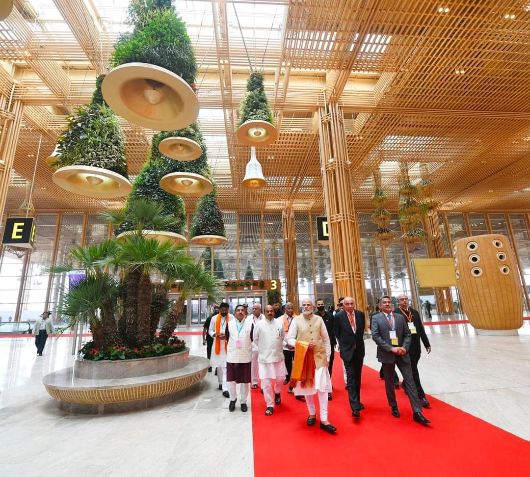 Prime Minister Modi Inaugurated Terminal 2 of Kempegowda International Airport, Bengaluru.