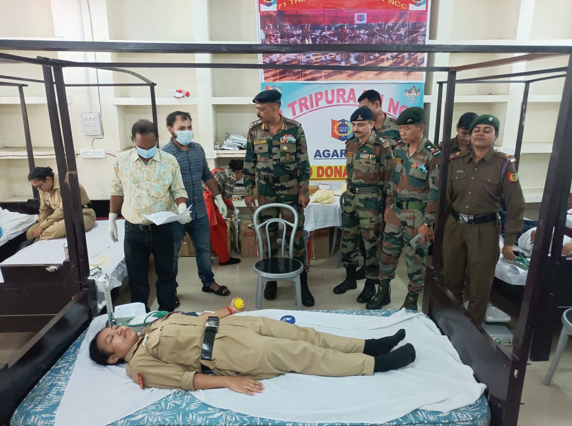 Blood Donation Camp on NCC Day