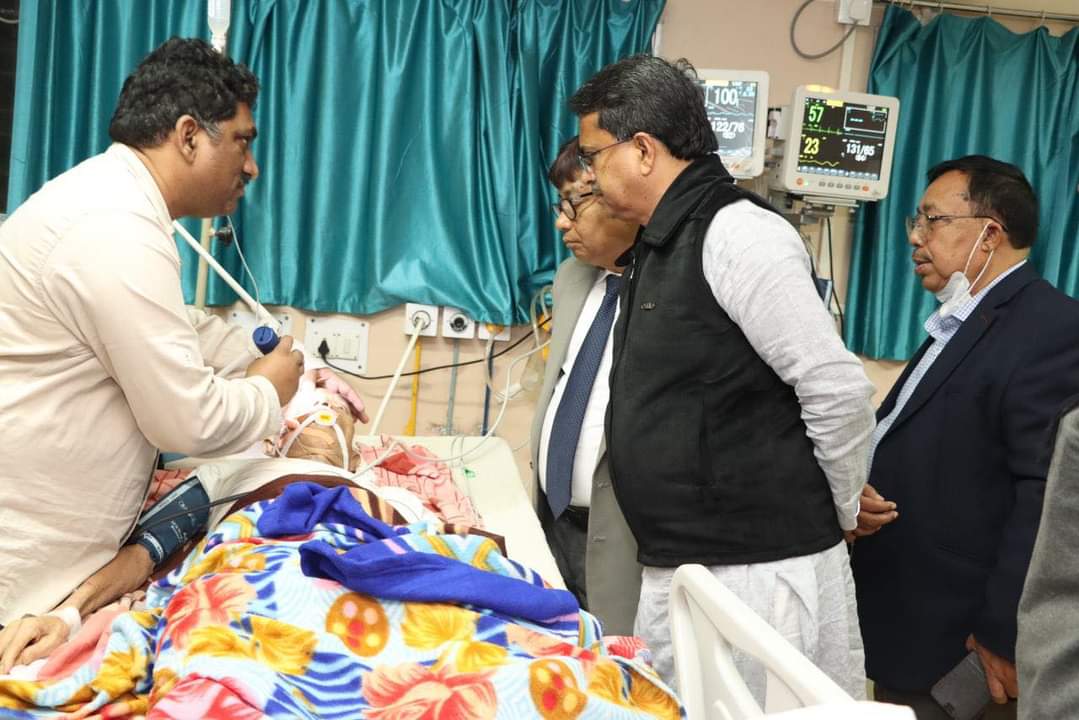 🚨🧧হাসপাতালে ভর্তি মন্ত্রী এনসি দেববর্মা, খোঁজ নিলেন মুখ্যমন্ত্রী