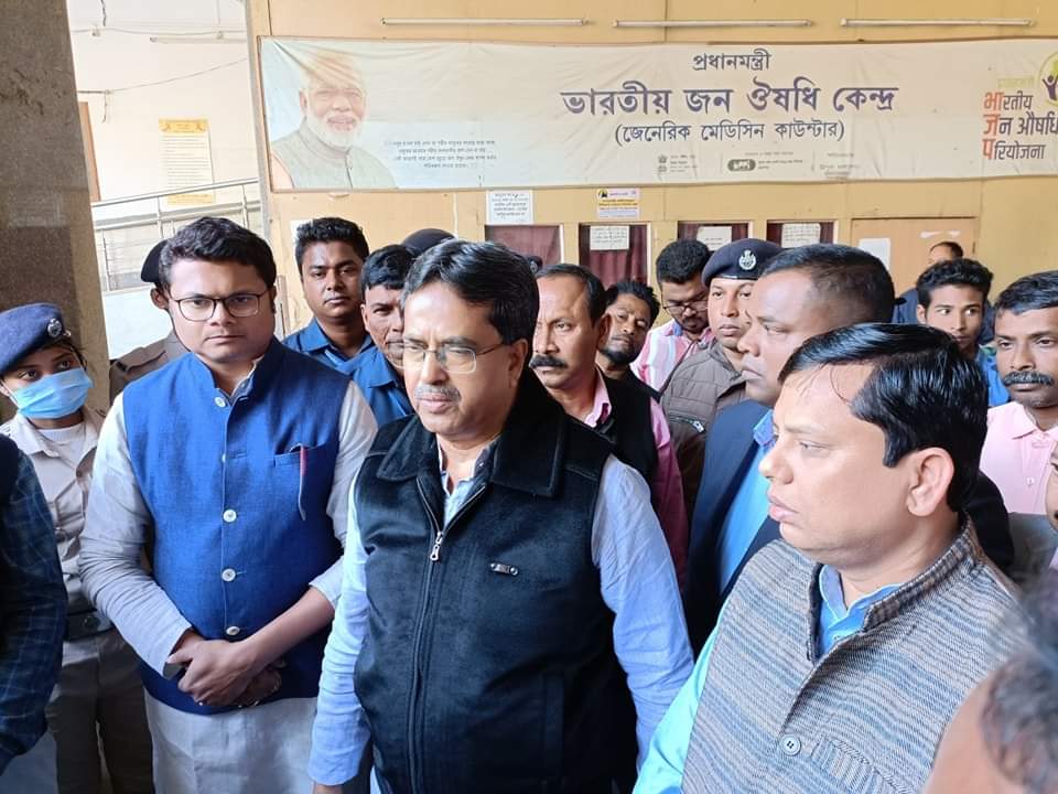 🚨🧧সাব্রুম মহকুমা হাসপাতাল পরিদর্শনে মুখ্যমন্ত্রী