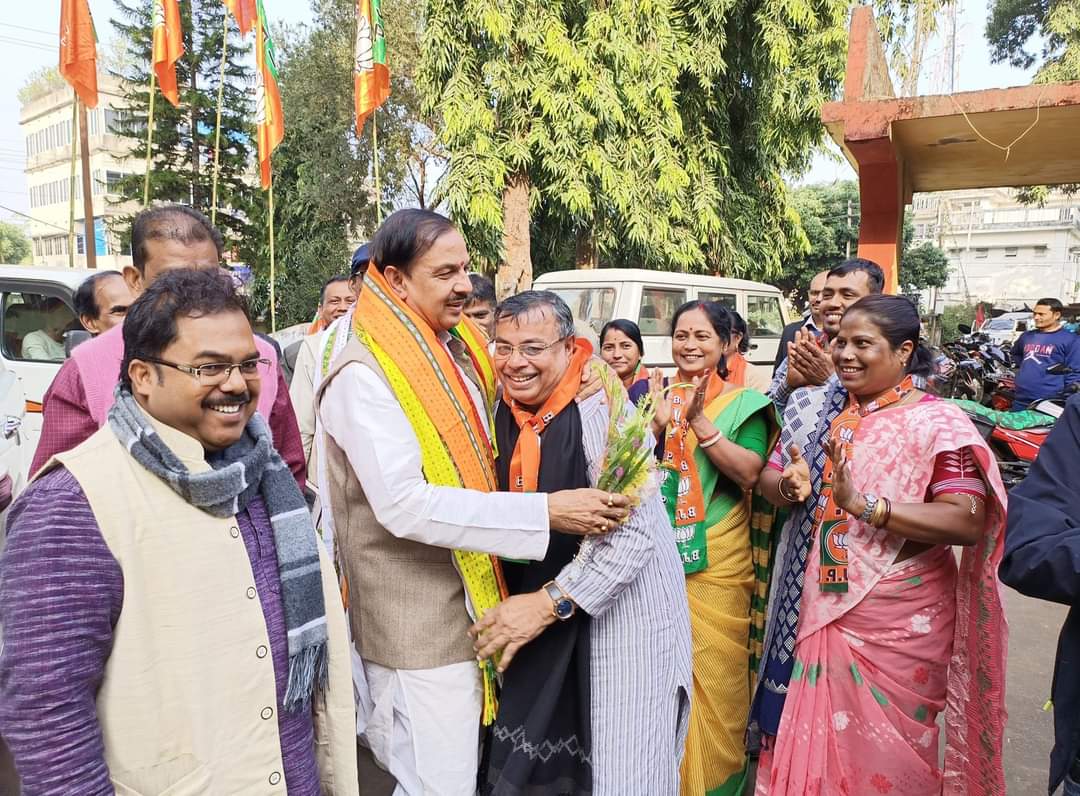 🧧🚨Mahesh Sharma at organizational meeting in Mohanpur