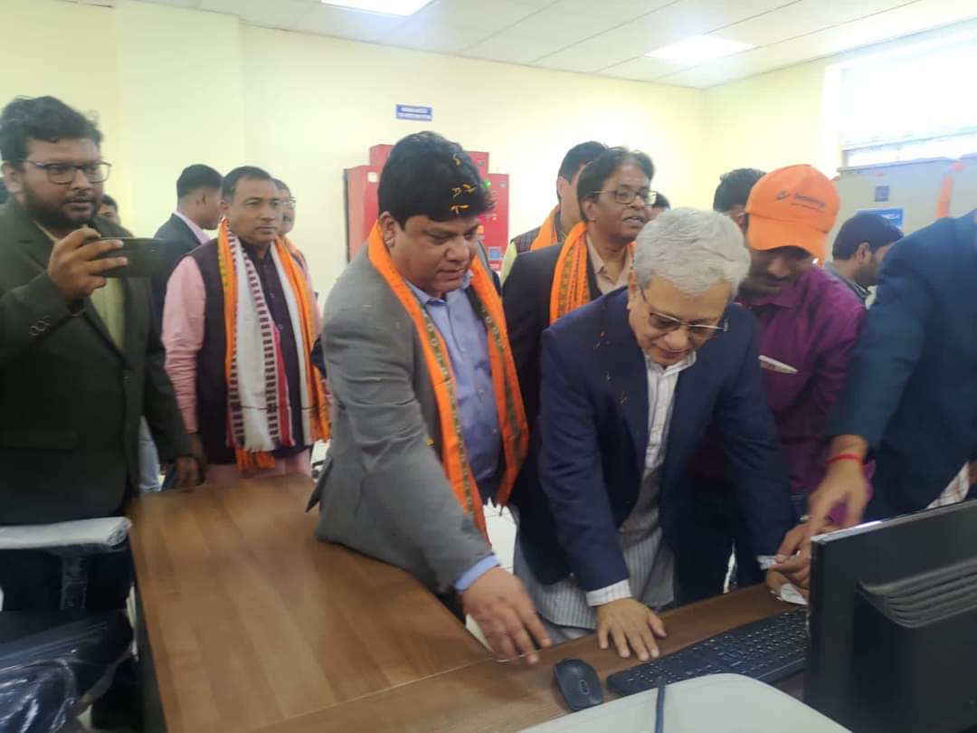 🚨🧧শান্তিরবাজারে ১৩২ কেভি বকাফা বিদ্যুৎ সাবস্টেশনের উদ্বোধনে  উপমুখ্যমন্ত্রী যীষ্ণু দেববর্মা