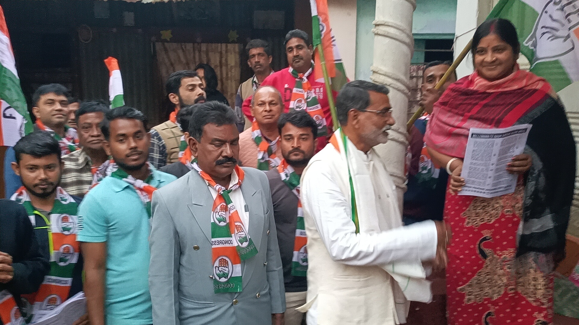 🚨🧧Ashish Saha  started his campaign in Bordwali