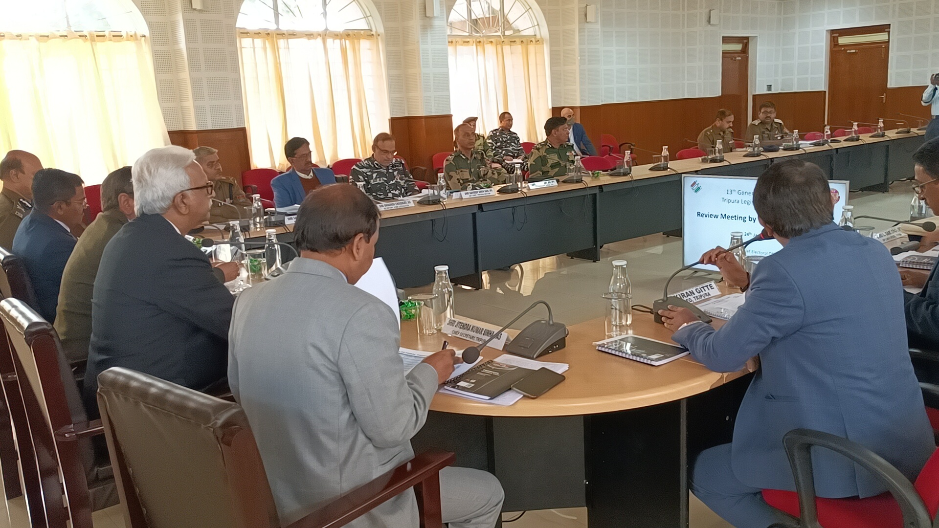 🚨🧧Meeting of special observers in the state to review poll preparations