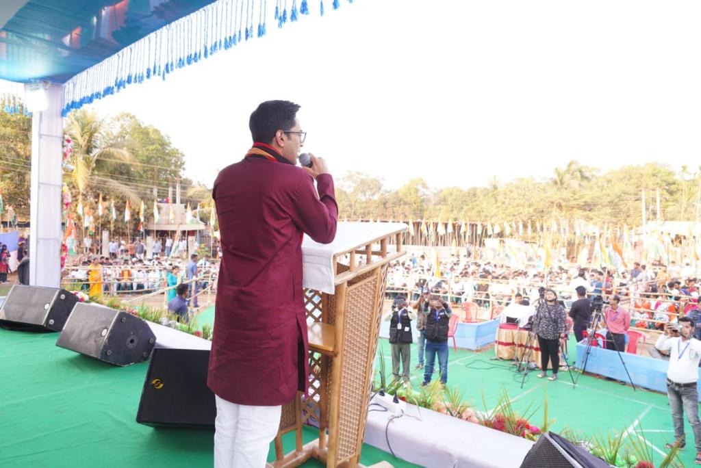 🧧🚨ত্রিপুরাবাসীর দুয়ারে সরকার চাই, দুয়ারে গুন্ডারাজ নয়: অভিষেক বন্দ্যোপাধ্যায়