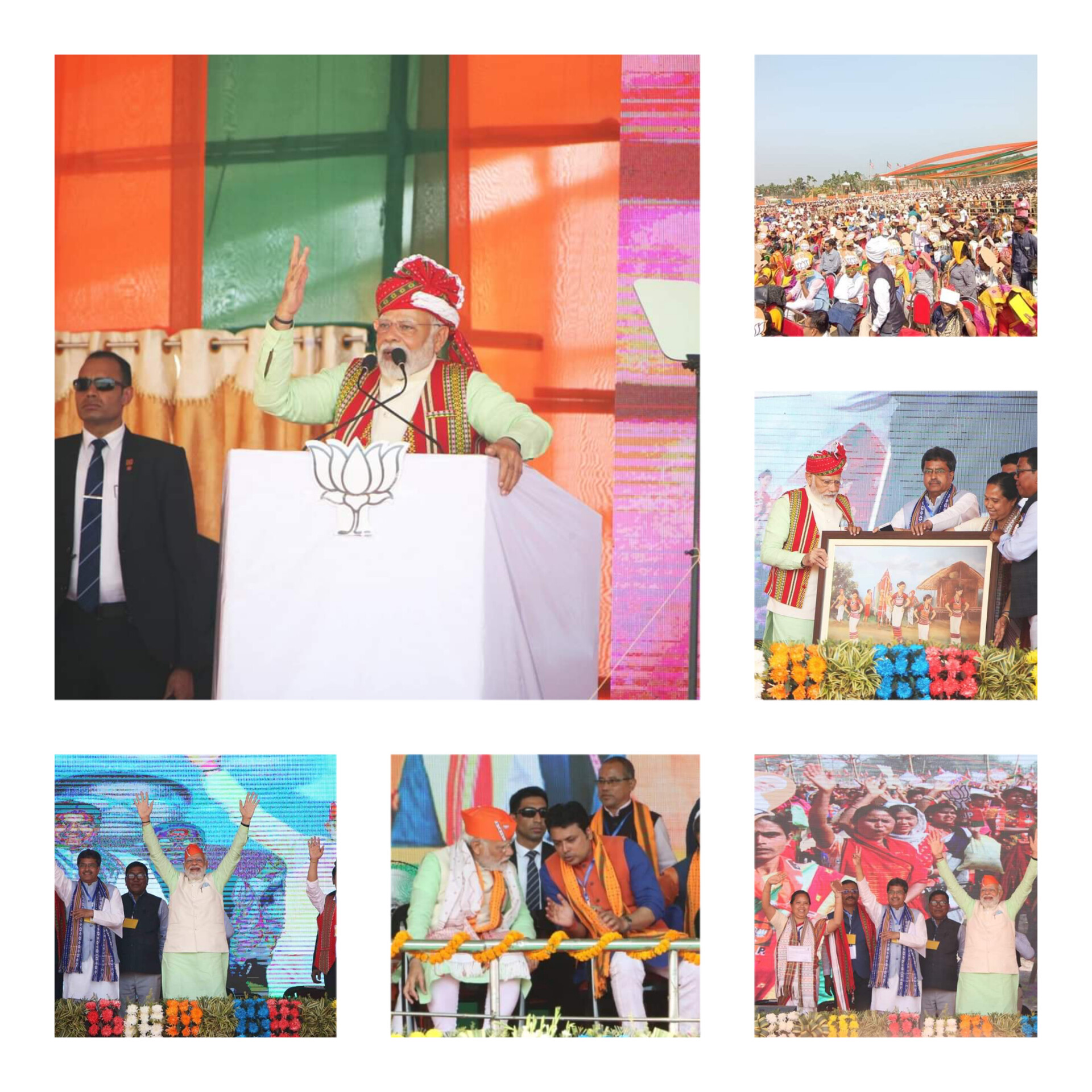 🧧🚨The Prime Minister stormed the campaign in the state