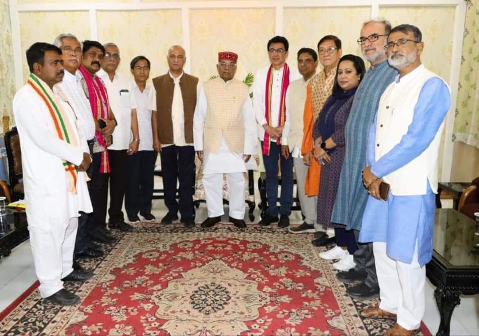 🚨🧧Tripura Post Poll Violence Opposition Parliamentary Delegation Meets Governor of Tripura.