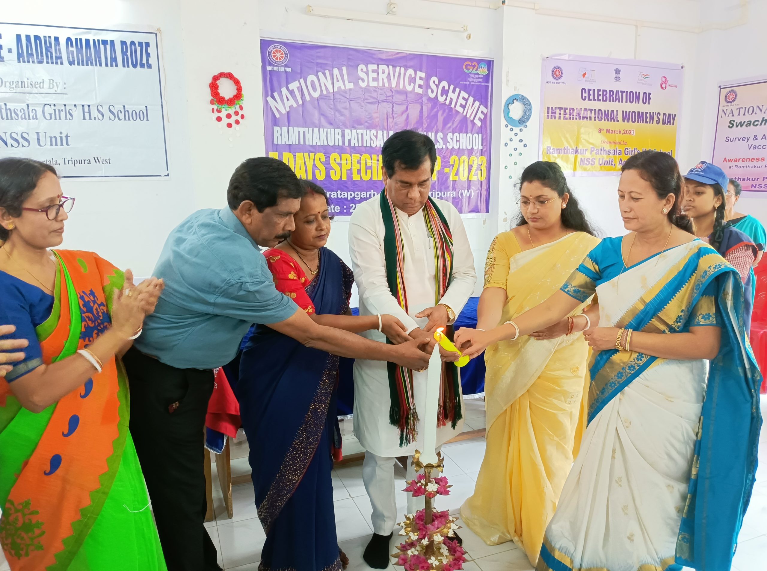 🚨🧧Mayor in NSS camp