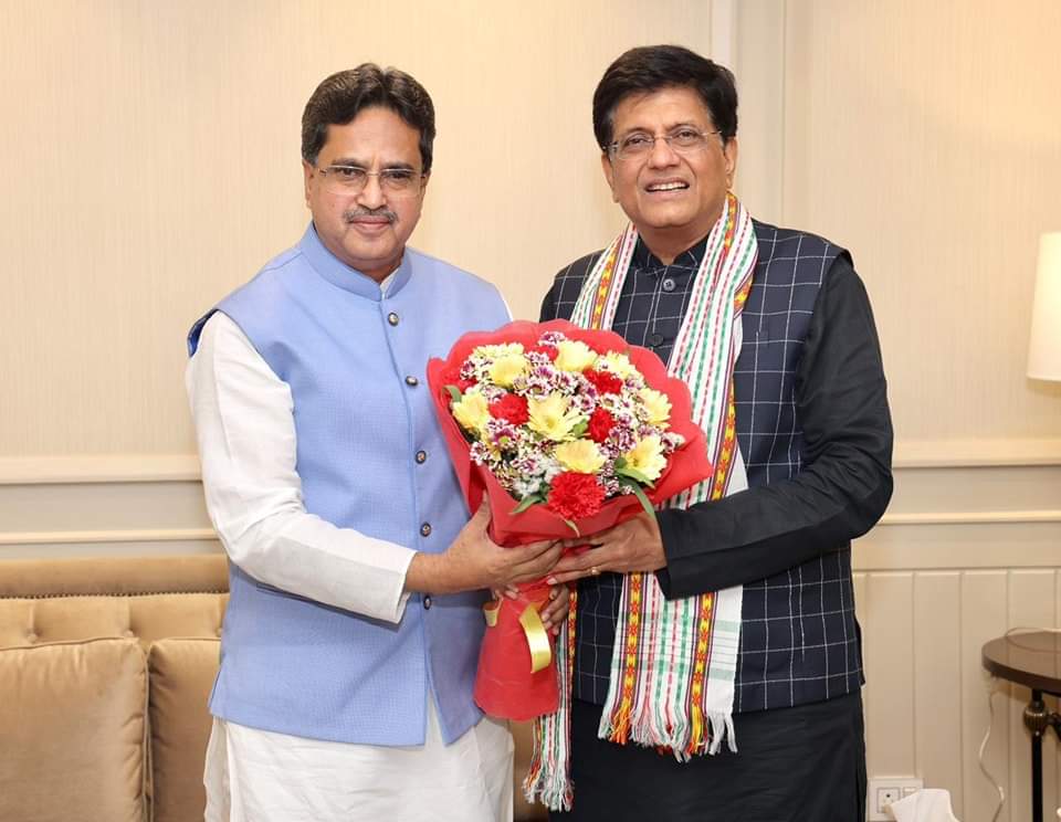 🚨🧧Chief Minister in a courtesy call on Union Civil Aviation Minister in New Delhi